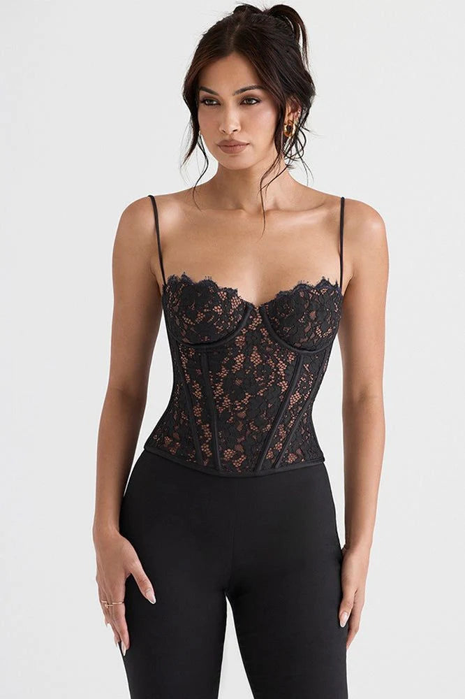 Belle Ame Radiance Black Corset Co-ord