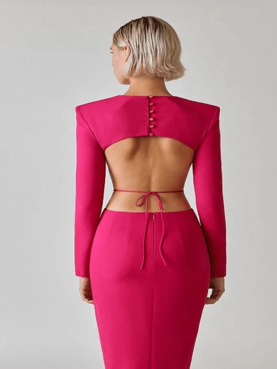 Belle Ame Azale Blossom Midi Dress