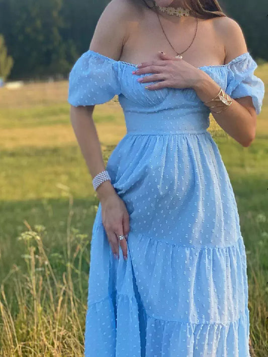 Belle Ame Luxe Layered Short Dress