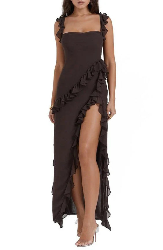 Belle Ame Brown Dress