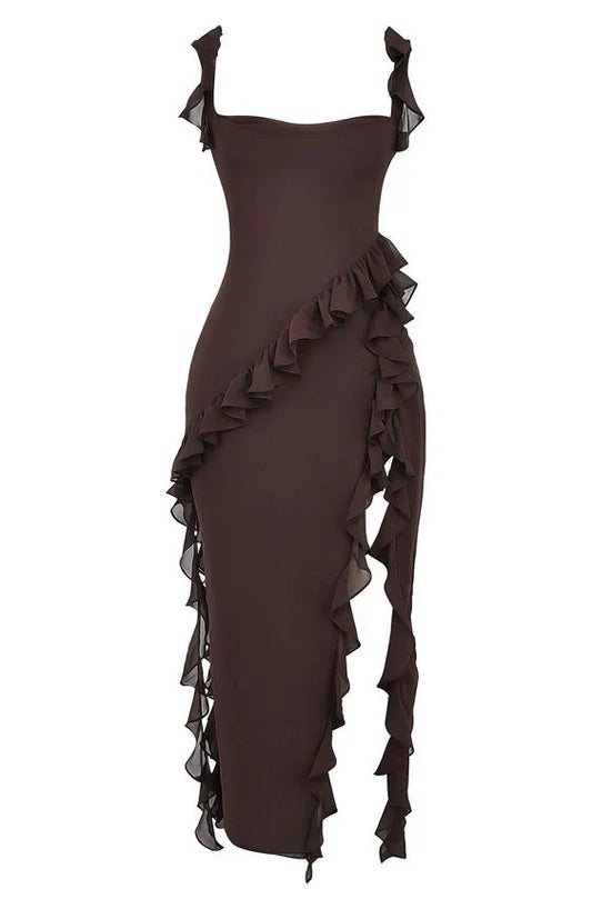 Belle Ame Brown Dress