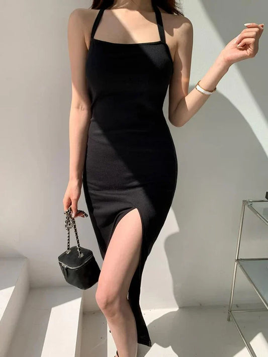 Belle Ame Skyla Slit Dress