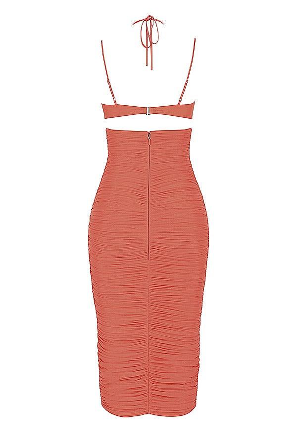 Belle Ame Keyhole Midi Dress