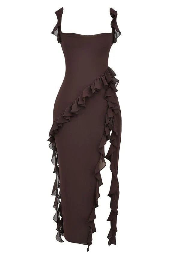 Belle Ame Brown Dress